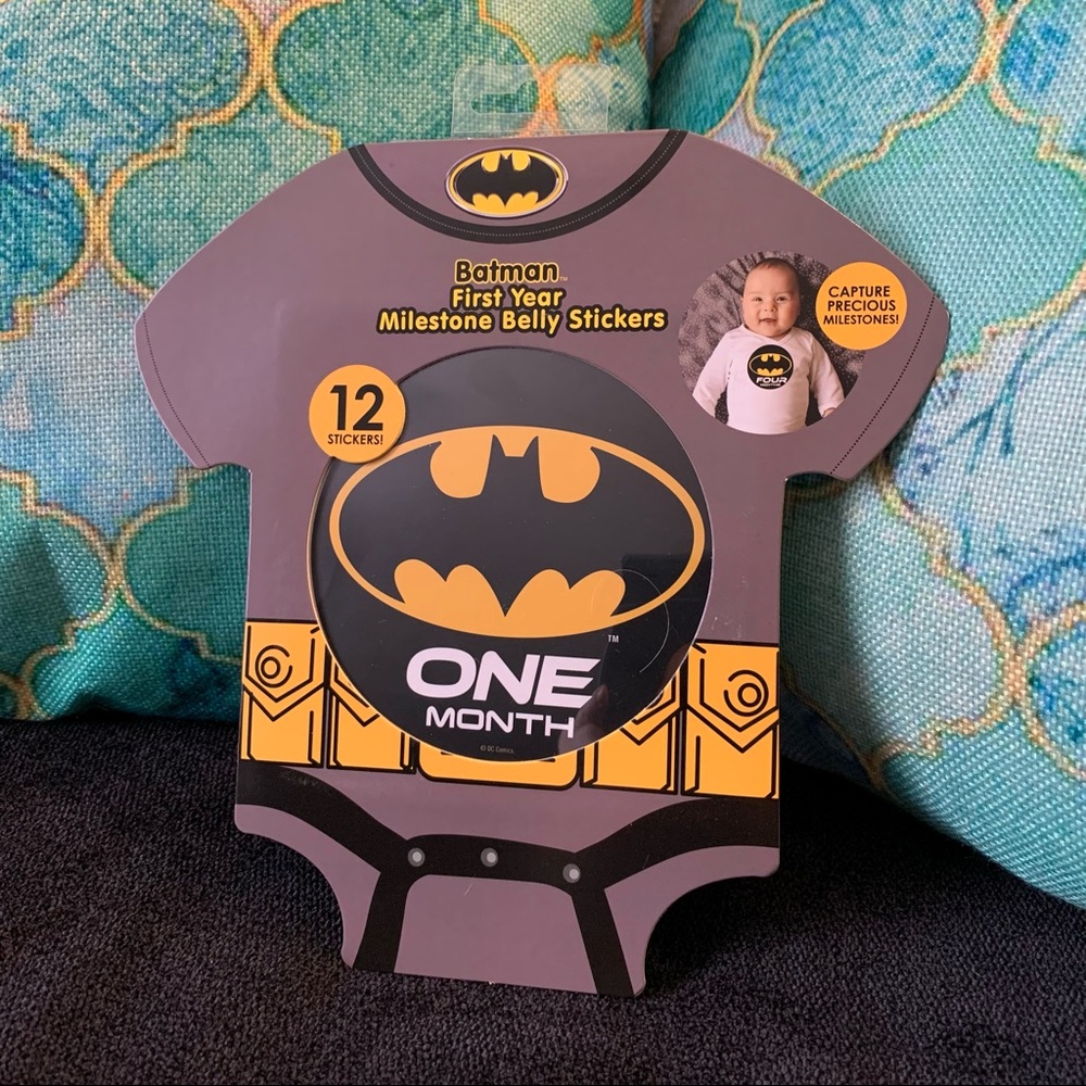 DC Batman Baby’s First Year Milestone Belly Stickers